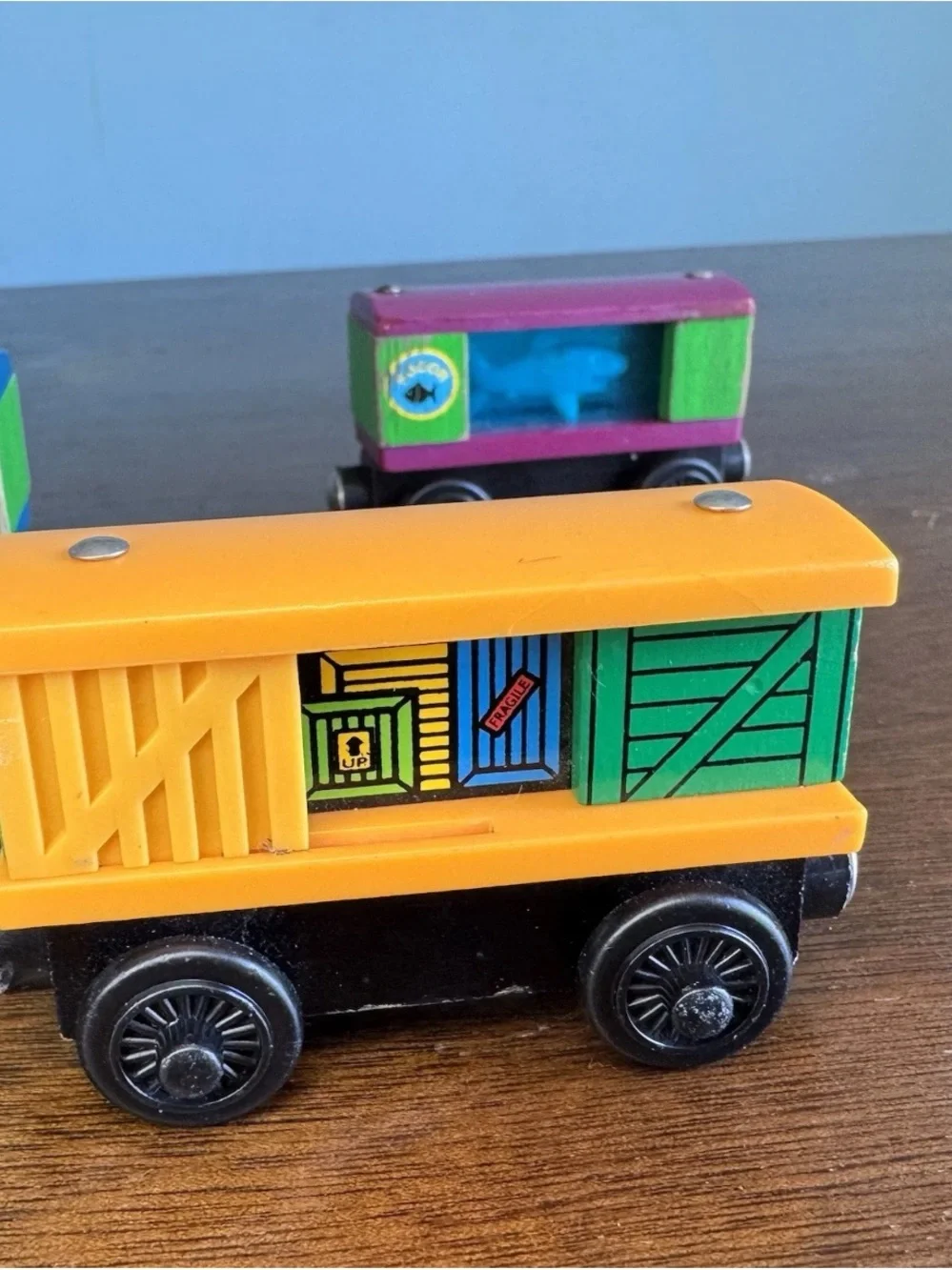 Thomas the Train Zoo Animal Train Hippo Car Monkey Shark Octopus Wooden Trains